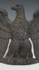 Photo 2 : AIGLE EN FONTE D'ACIER D'ORNEMENTATION DE BÂTIMENT OFFICIER, Second Empire. 32712