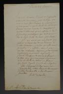 Photo 2 : Fédération patriotique du 14 juillet. LOT DE DEUX LETTRES DATÉES JUIN 1790 : l'une autographe du Maréchal de Noailles au Comte de la Tour du Pin (24 juin 1790) ; la seconde autographe signée du Comte de Banne (21 juin 1790). 18915-22
