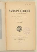 Photo 2 : Gl DERRÉCAGAIX – " Le Maréchal Berthier "