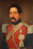 Photo 3 : CAPITAINE DES LANCIERS DE LA GARDE ROYALE : Huile sur toile, Restauration. 29244