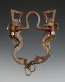 Photo 3 : MORS DE BRIDE POUR HARNACHEMENT MEXICAIN, Milieu XIXème siècle. 33161