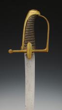 Photo 9 : HUNTER'S SABER FOR CAVALRY OR LANCERS OF THE IMPERIAL GUARD, first model, First Empire (1804-1810). 30110