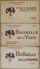 Photo 1 : LL. - " Guerre Européenne 1914-1915-1916 " - Lot de 3 livrets de cartes postales détachables - diverses séries 