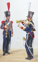 Photo 2 : 1824 Artillerie à Cheval. Brigadier Trompette, Trompette, Maréchal des Logis Trompette.
