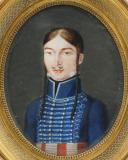 Photo 2 : OFFICER OF THE 1st HUSSARD REGIMENT, Consulate: miniature portrait. 16822