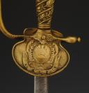 Photo 2 : MUNICIPAL POLICE SWORD modeled on gendarmerie non-commissioned officers, model 1872, Third Republic. 28636