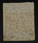 Photo 2 : Grande Armée. LETTRE AUTOGRAPHE SIGNÉE DU CANONNIER COURTIN, 3ème régiment, 4è bataillon, 6ème compagnie d'Artillerie de Marine, ADRESSÉE À RENÉ GIBIERGE demeurant à Bellesme dans l'Orne, Erfurt le 29 juillet 1813. 18856-14