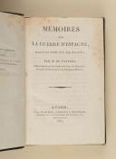 Photo 3 : NAYLIES. (De). Mémoires sur la guerre d'Espagne pendant les années 1808, 1809, 1810 et 1811.  