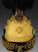 Photo 3 : CASQUE DE GARDE DU CORPS DE LA MAISON MILITAIRE DU ROI, modèle 1820, Seconde Restauration. 30002