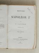 Photo 3 : LANFREY – Histoire de Napoléon. Ier