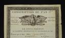 Photo 4 : Consription. CONSCRIPTION CERTIFICATE OF MISTER MORE PIERRE ANTOINE, Arrondissement of Toulon, 16 Ventôse Year 13. 18902-7.