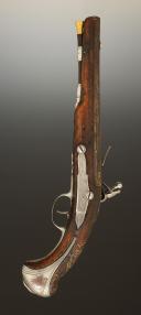 Photo 5 : PISTOLET D'ARÇON DE LUXE, Ancienne Monarchie règne de Louis XV, vers 1740-1760. 34647