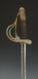 Photo 11 : LIGHT CAVALRY OFFICER'S SABER OFFERED ON MAY 24, 1884 TO ETTIE-ANDRÉ, Third Republic. 27550