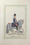 Nicolas Hoffmann, Grenadier à cheval de la Maison du Roi.