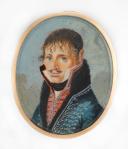 Photo 1 : OFFICER OF THE 10th HUSSARD REGIMENT, Consulate - First Empire: miniature portrait. 13527-7