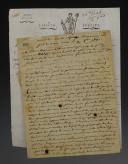 Armée des Alpes. LOT DE DEUX LETTRES : lettre autographe signée LA TOUR D'AUVERGNE le 9 octobre 1792 AUX OFFICIERS MUNICIPAUX DE CARHAIX ; lettre autographe signée KELLERMANN AU MINISTRE DE LA GUERRE le 30 pluviôse an 4 (30 juillet 1796). 18915-24