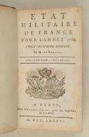 Photo 1 : Etat militaire de France pour l'année 1786 