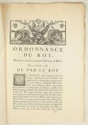 Photo 2 : ORDONNANCE DU ROY, pour la levée de Soixante mille Hommes de Milice. Du 25 février 1726. 18 pages