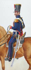 Photo 2 : 1824, Artillerie à Cheval. Adjudant Sous Officier, Petite tenue.