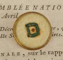 Photo 2 : OFFICER BUTTON OF THE 57th INFANTRY REGIMENT, First Empire. 20737-14