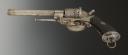 Photo 2 : PINFIRE REVOLVER, around 1860, Second Empire - Third Republic. 33524