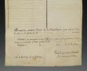 Photo 4 : BREVET DU CAPITAINE SEUZOT Jean François, au 4ème régiment de Chasseurs à cheval, Consulat. 12541-1