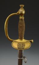 Photo 4 : ÉPÉE D'OFFICIER SUBALTERNE DU SERVICE DE SANTÉ, modèle 1872, lame de 1887, Troisième République. 29607R