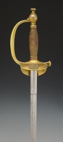 Photo 5 : ÉPÉE D'OFFICIER SUBALTERNE DU SERVICE DE SANTÉ, modèle 1872, lame de 1887, Troisième République. 29607R