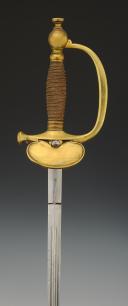 Photo 6 : ÉPÉE D'OFFICIER SUBALTERNE DU SERVICE DE SANTÉ, modèle 1872, lame de 1887, Troisième République. 29607R