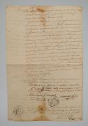 Photo 10 : Army of Condé. FILE CONCERNING SECOND LIEUTENANT FRANÇOIS DE RAYMOND of the Noble Infantry Regiment. 18916
