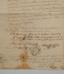 Photo 11 : Army of Condé. FILE CONCERNING SECOND LIEUTENANT FRANÇOIS DE RAYMOND of the Noble Infantry Regiment. 18916