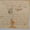 Photo 12 : Army of Condé. FILE CONCERNING SECOND LIEUTENANT FRANÇOIS DE RAYMOND of the Noble Infantry Regiment. 18916