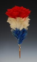 Photo 1 : PLUMET DE CASQUE D'OFFICIER D'ÉTAT-MAJOR D'UN RÉGIMENT DE CUIRASSIERS, modèle 1872-1874, Troisième République. 29140-3