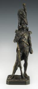 ARMAND JULES LE VEEL - VIEILLE GARDE : bronze patiné, Dernier tiers du XIXème siècle. 33525