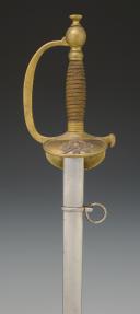 ÉPÉE D'OFFICIER SUBALTERNE DES SAPEURS POMPIERS, modèle 1872, lamme 1887, Troisième République. 29594