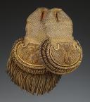PAIRE D'ÉPAULETTES DE SOUS-LIEUTENANT OU LIEUTENANT DE DE GRENADIER À PIED DE LA GARDE IMPÉRIALE, Premier Empire. 23645
