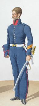 Photo 2 : 1822. Artillerie à Cheval. Officier, Brigadier.