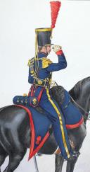 Photo 2 : 1824, Artillerie à Cheval. Capitaine Commandant.