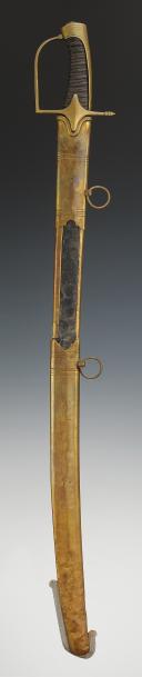 Photo 2 : CHASSEUR À CHEVAL OFFICER'S SABER, Former Monarchy circa 1788. 27979