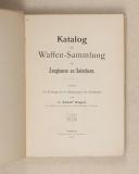 Photo 3 : Katalog der Waffen-Sammlung im Zeughause zu Solothurn.