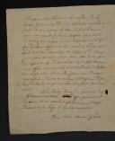 Photo 3 : DEUX LETTRES DE L'ADJUDANT MAJOR JEAN SYLVAIN DE FLAMBARD, 6ème voltigeurs, À SA MÈRE, l'une est datée Louvain 18 avril 1814. 18856-16