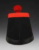 Photo 3 : GRENADIERS' SHAKO OF THE 17th LEGION OF THE NATIONAL GUARD, 1850 model, Presidency of Louis-Napoleon. 27755-1