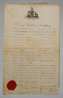 Photo 4 : Army of Condé. FILE CONCERNING SECOND LIEUTENANT FRANÇOIS DE RAYMOND of the Noble Infantry Regiment. 18916