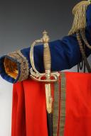 Photo 4 : UNIFORME D'OFFICIER D'ORDONNANCE DE L'EMPEREUR NAPOLÉON III, Second Empire. 33757