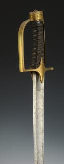 Photo 6 : CHASSEUR À CHEVAL OFFICER'S SABER, Former Monarchy circa 1788. 27979