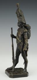 Photo 6 : ARMAND JULES LE VEEL - VIEILLE GARDE : bronze patiné, Dernier tiers du XIXème siècle. 33525