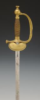 Photo 6 : ÉPÉE D'OFFICIER SUBALTERNE DES SAPEURS POMPIERS, modèle 1872, lamme 1887, Troisième République. 29594