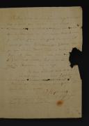 Photo 7 : DEUX LETTRES DE L'ADJUDANT MAJOR JEAN SYLVAIN DE FLAMBARD, 6ème voltigeurs, À SA MÈRE, l'une est datée Louvain 18 avril 1814. 18856-16