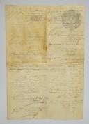 Photo 8 : Army of Condé. FILE CONCERNING SECOND LIEUTENANT FRANÇOIS DE RAYMOND of the Noble Infantry Regiment. 18916