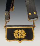 OFFICER’S CARTRIDGE BOX OF THE HEALTH SERVICE, model 1848, Third Republic. 29531R